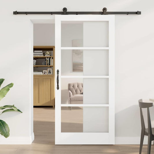 Csúszó ajtó ORKDAL Fehér és fekete 93 x 202 cm
