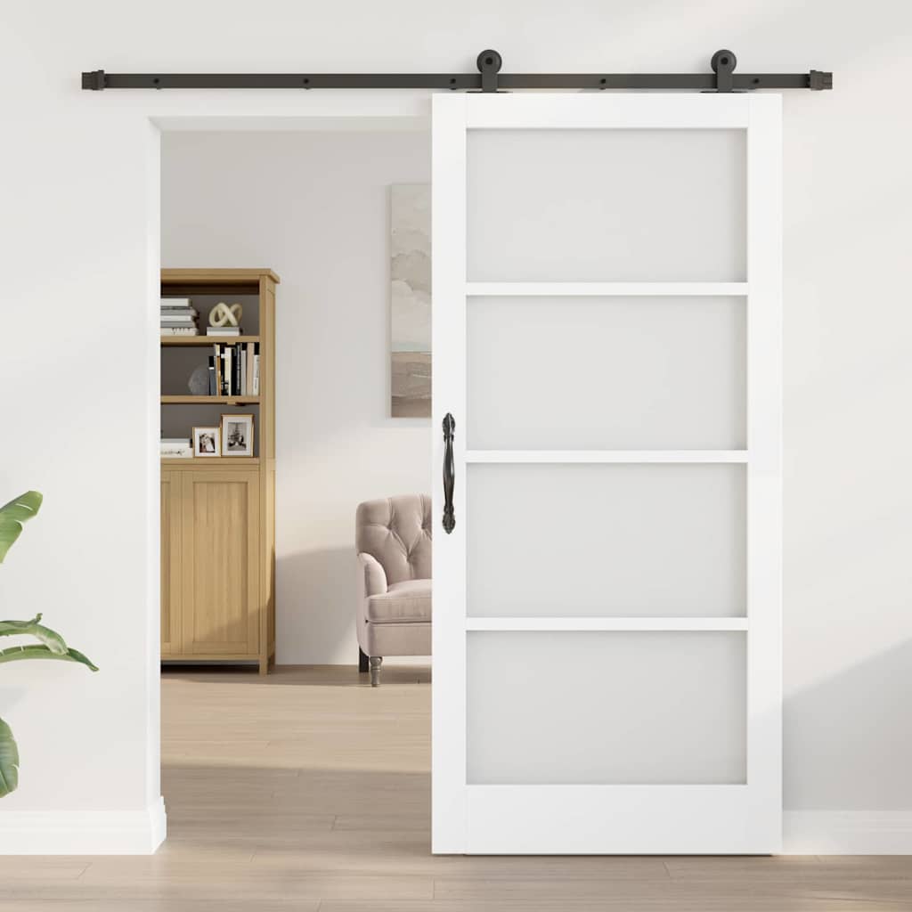 Csúszó ajtó ORKDAL Fehér és fekete 93 x 202 cm