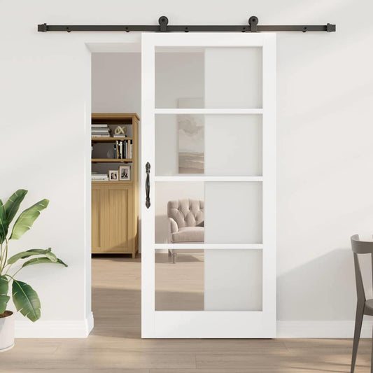 Csúszó ajtó ORKDAL Fehér és fekete 93 x 211 cm