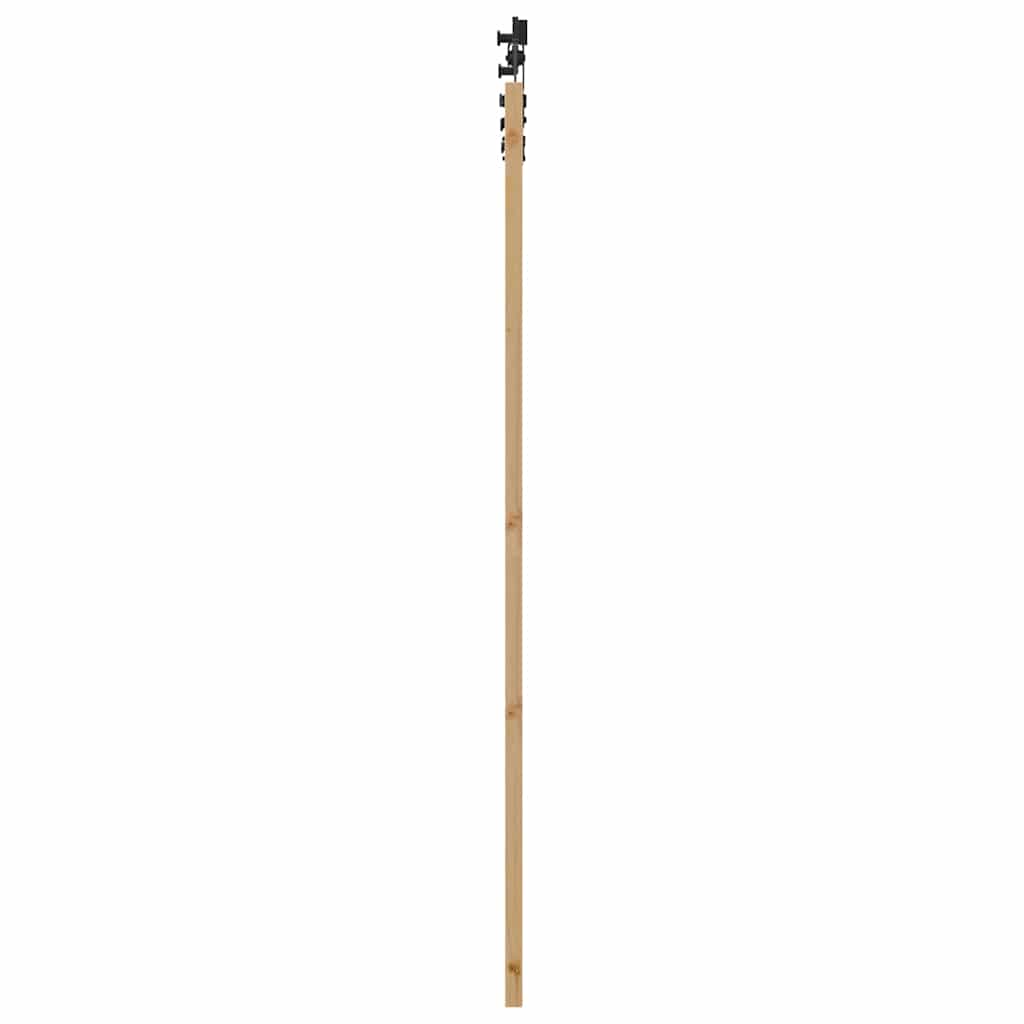 Csúszó ajtó ORKDAL Természetes és fekete 93 x 202 cm