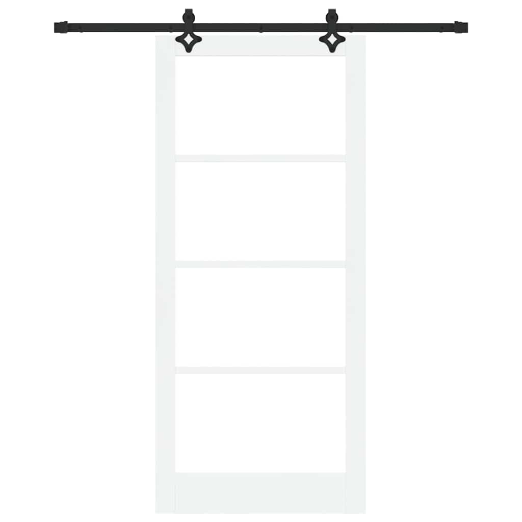 Csúszó ajtó ORKDAL Fehér és fekete 93 x 211 cm