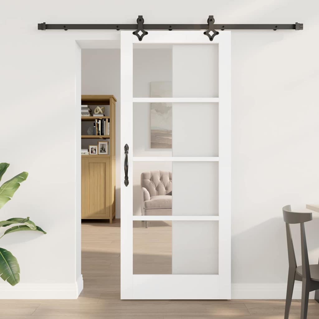 Csúszó ajtó ORKDAL Fehér és fekete 83 x 202 cm