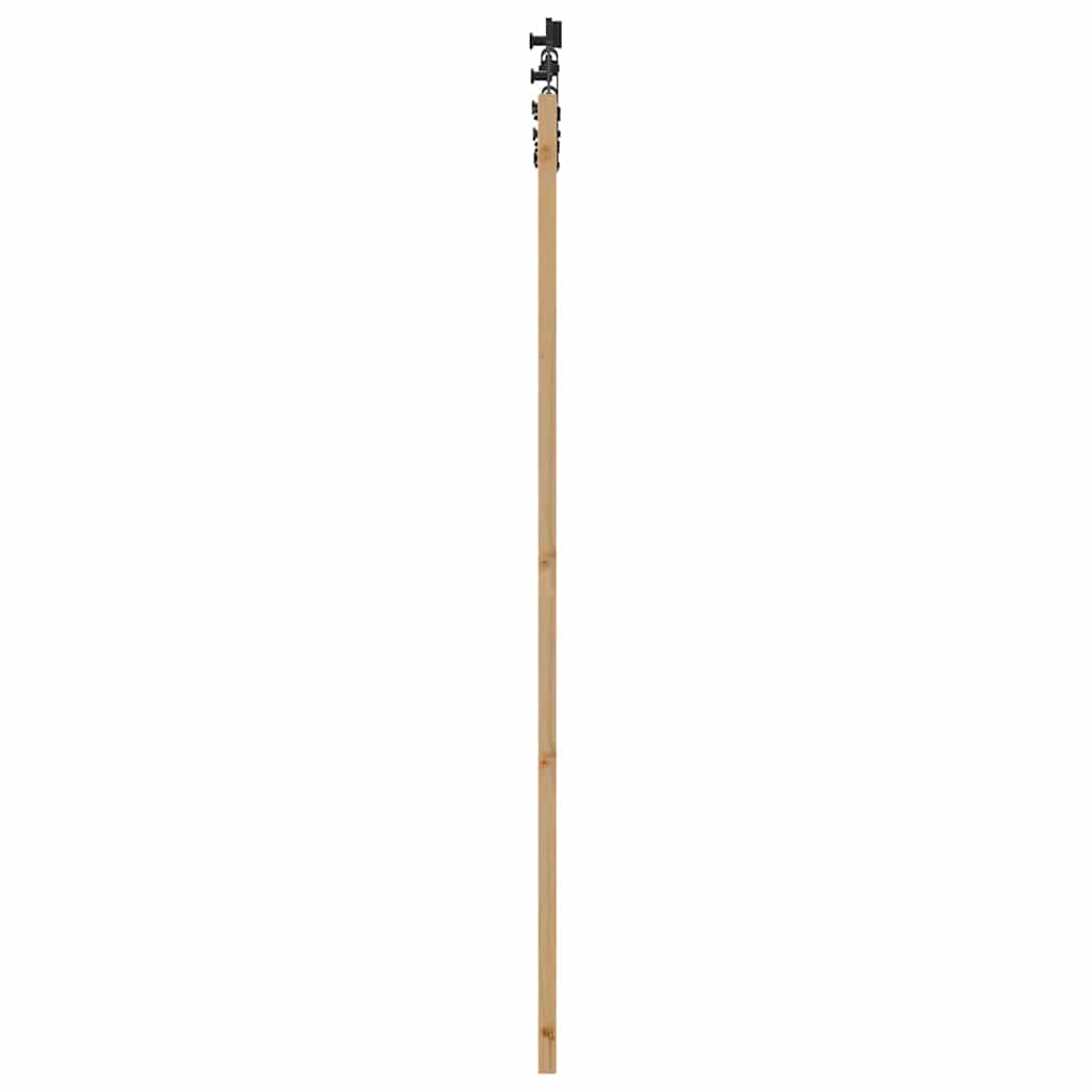 Csúszó ajtó ORKDAL Természetes és fekete 93 x 202 cm