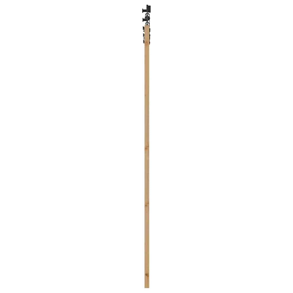 Csúszó ajtó ORKDAL Természetes és fekete 93 x 211 cm