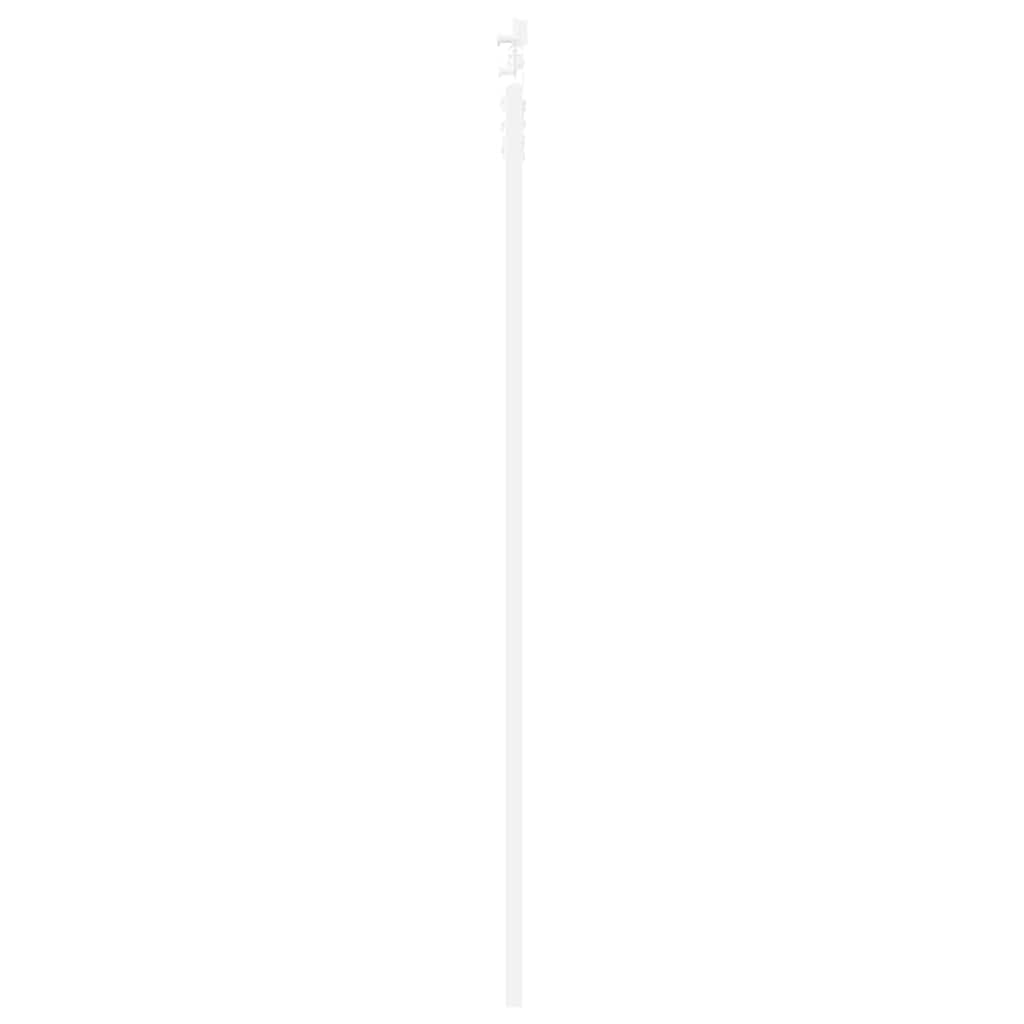 Csúszó ajtó Fehér 83 x 202 cm Tömör fenyőfa és üveg