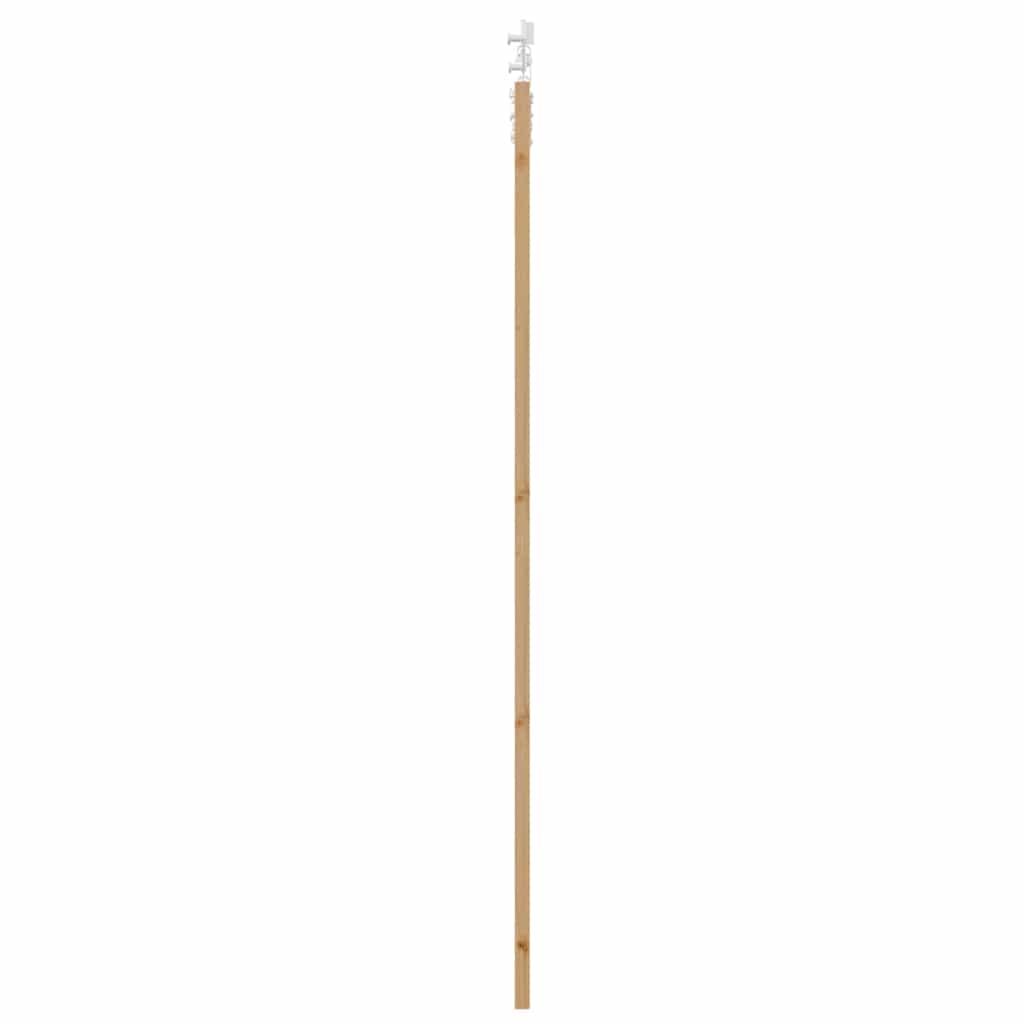Csúszó ajtó Természetes 93 x 232 cm Tömör fenyőfa és üveg