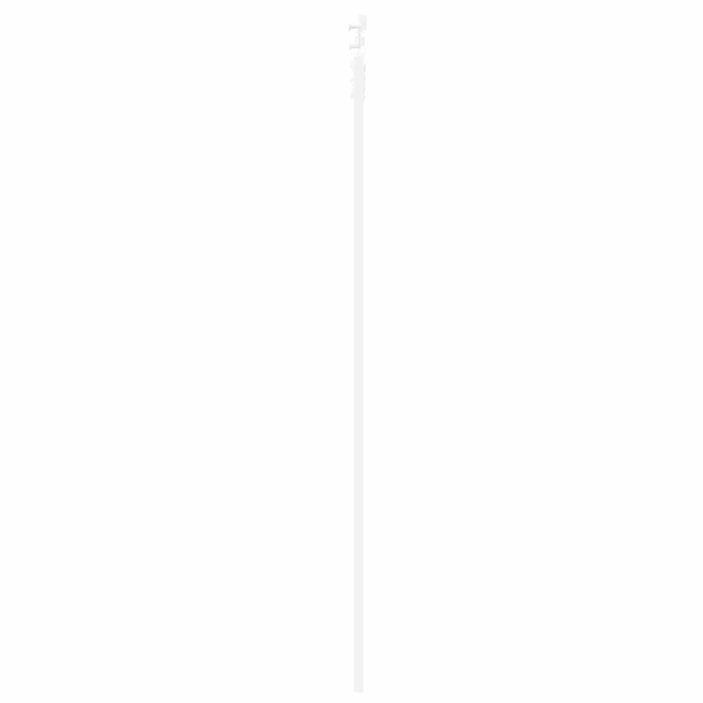 Csúszó ajtó Fehér 93 x 232 cm Tömör fenyőfa és üveg