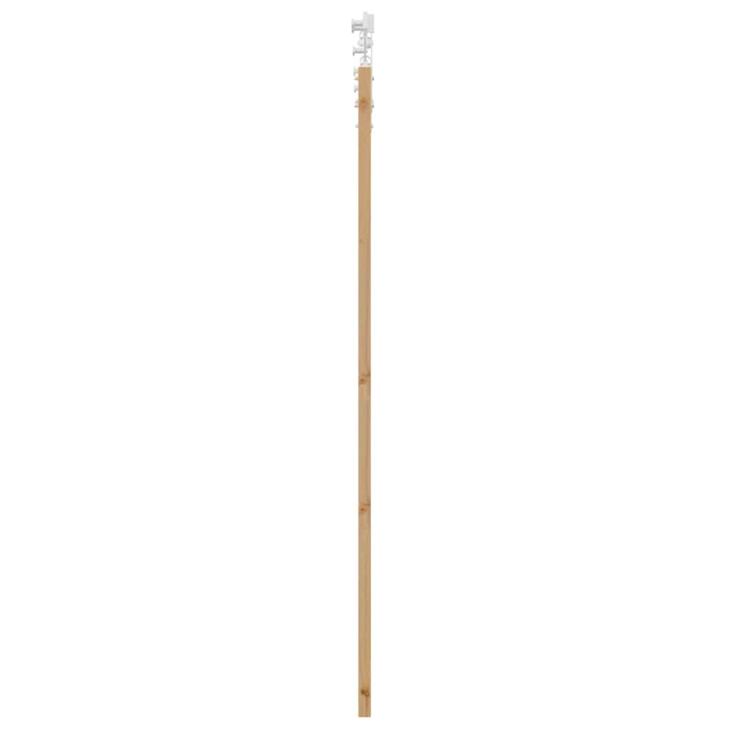 Csúszó ajtó Természetes 61 x 198,5 cm Tömör fenyőfa és üveg