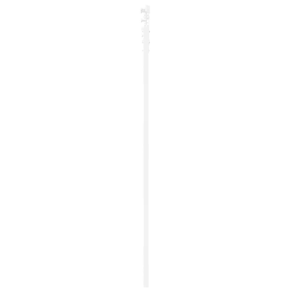 Csúszó ajtó Fehér 61 x 198,5 cm Tömör fenyőfa és üveg