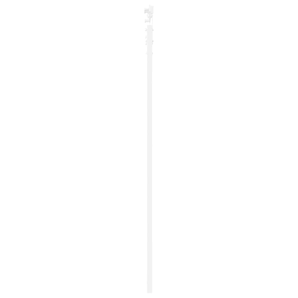 Csúszó ajtó Fehér 83 x 202 cm Tömör fenyőfa és üveg