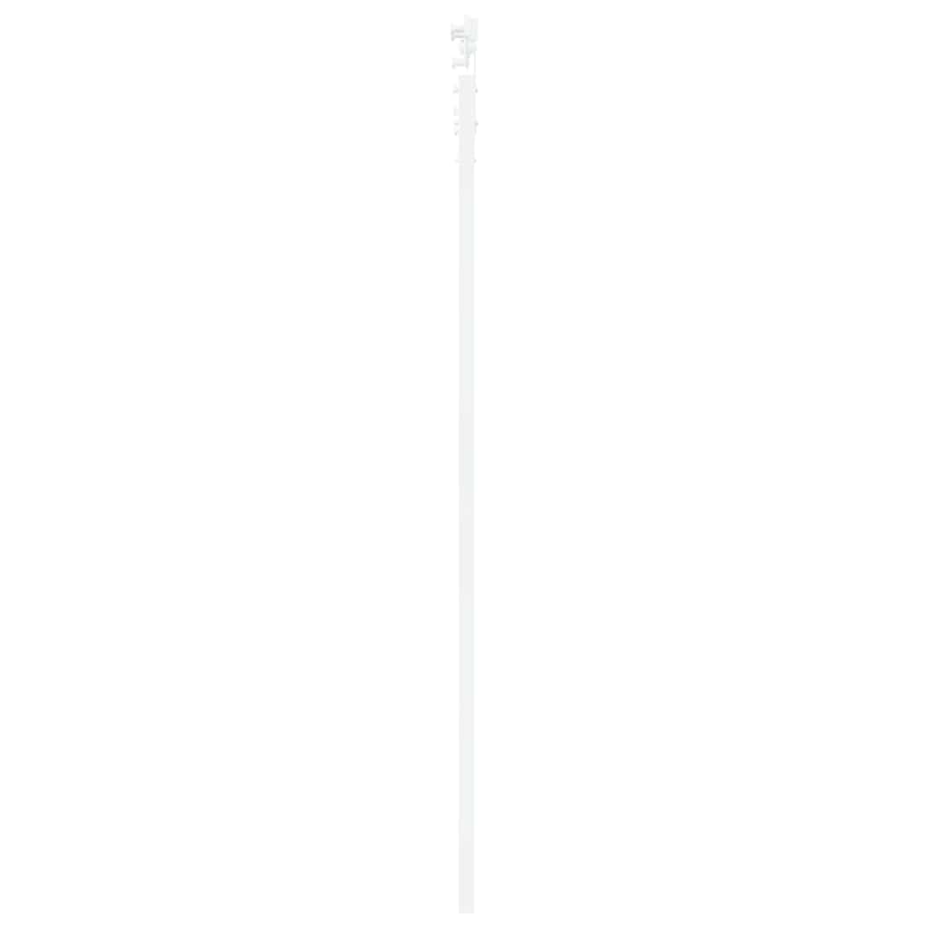 Csúszó ajtó Fehér 83 x 211 cm Tömör fenyőfa és üveg