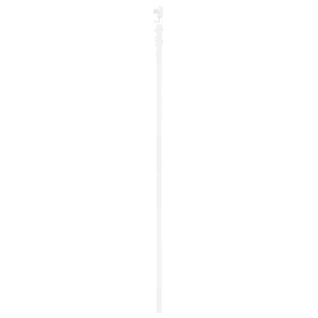 Csúszó ajtó Fehér 93 x 211 cm Tömör fenyőfa és üveg