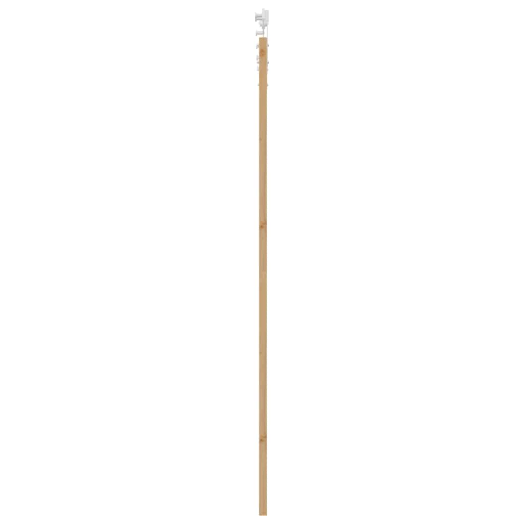 Csúszó ajtó Természetes 93 x 232 cm Tömör fenyőfa és üveg