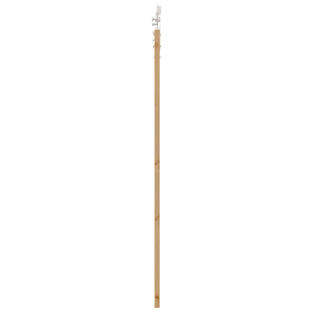 Egyszerű Csúszó Ajtó Barna 73.5 x 198.5 cm Fa és fém