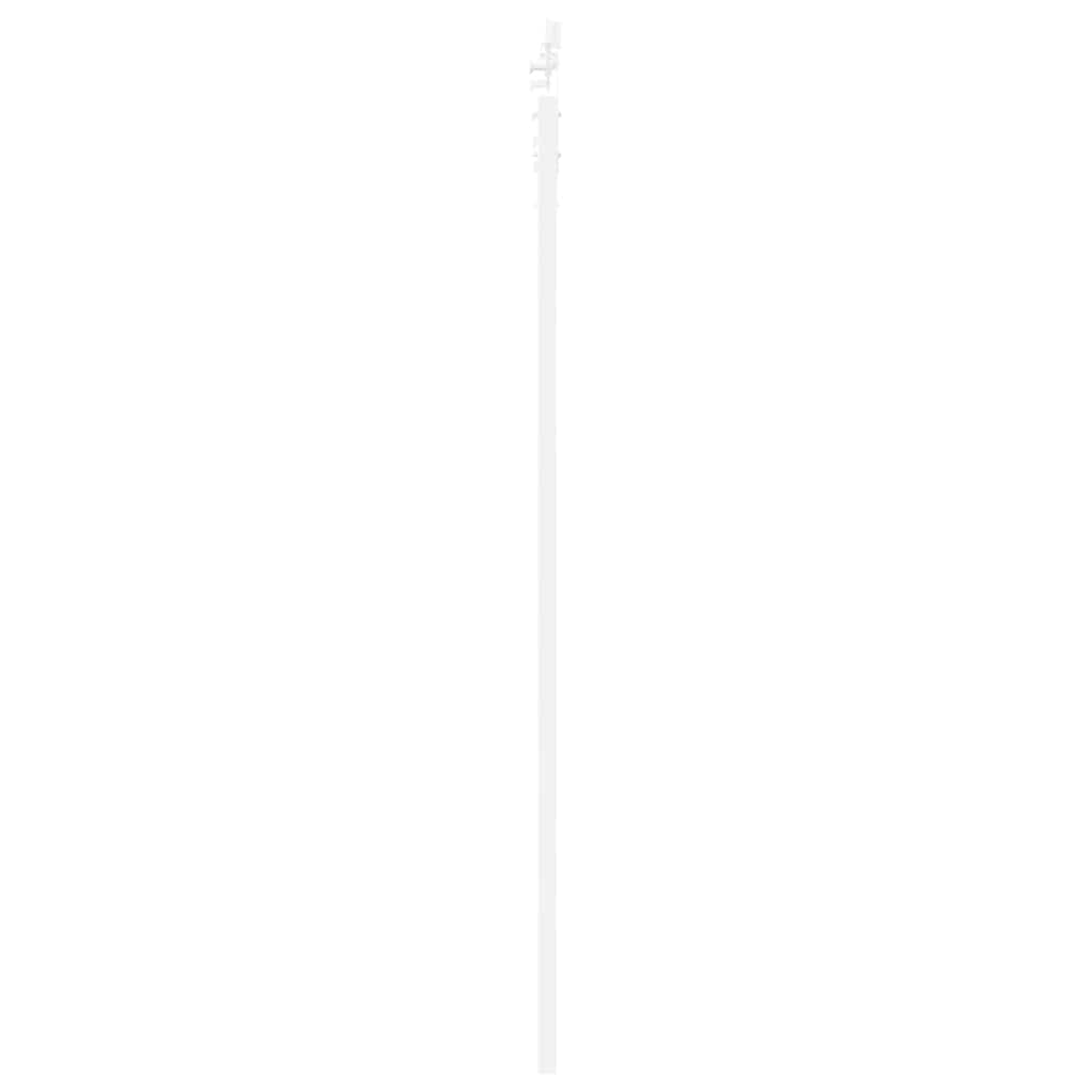 Csúszó ajtó Fehér 93 x 202 cm Tömör fenyőfa és üveg