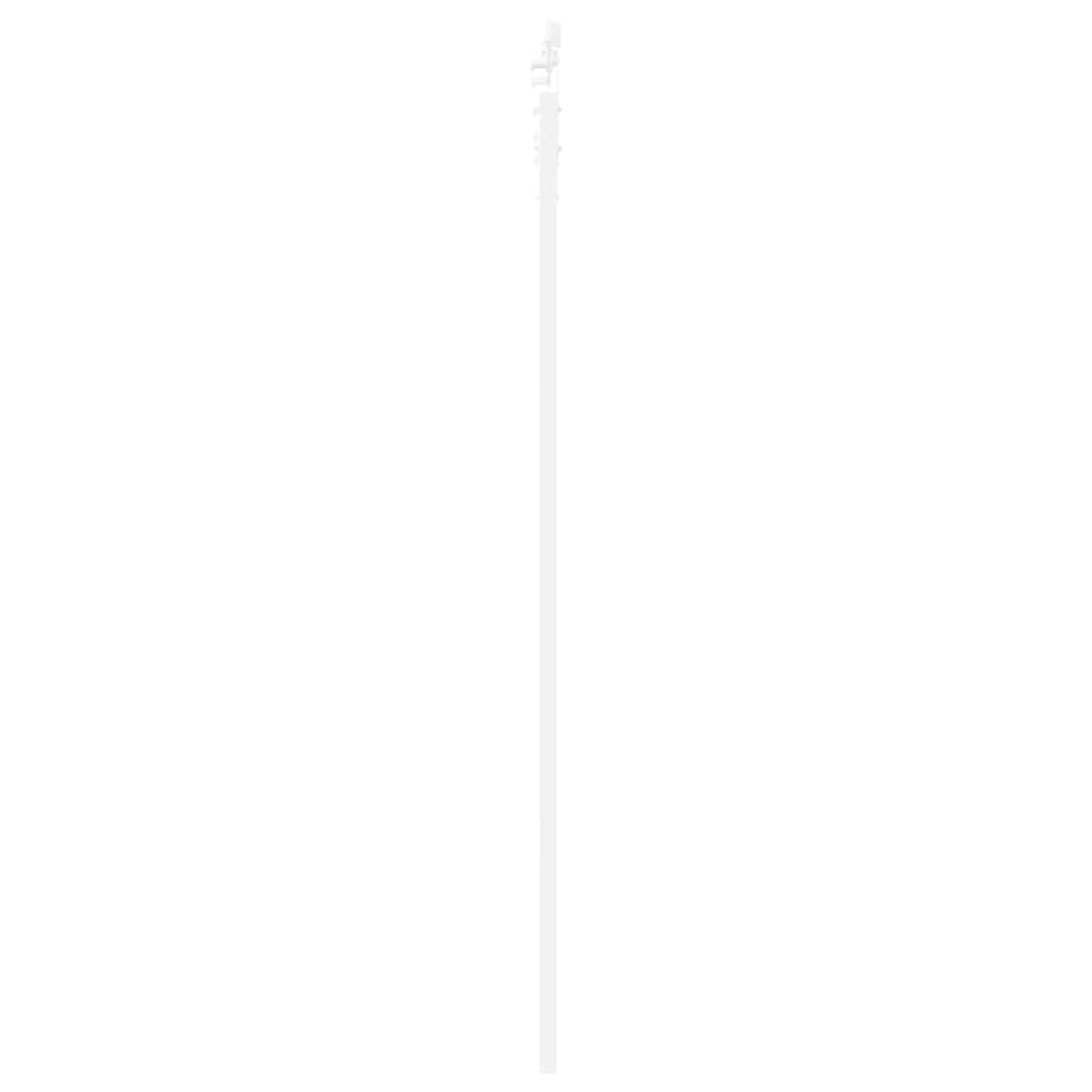 Csúszó ajtó Fehér 93 x 211 cm Tömör fenyőfa és üveg