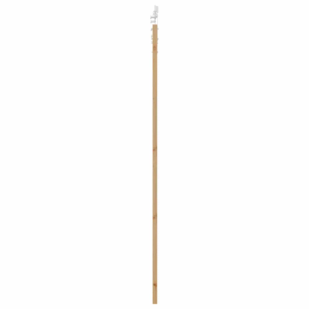 Csúszó ajtó Természetes 93 x 232 cm Tömör fenyőfa és üveg
