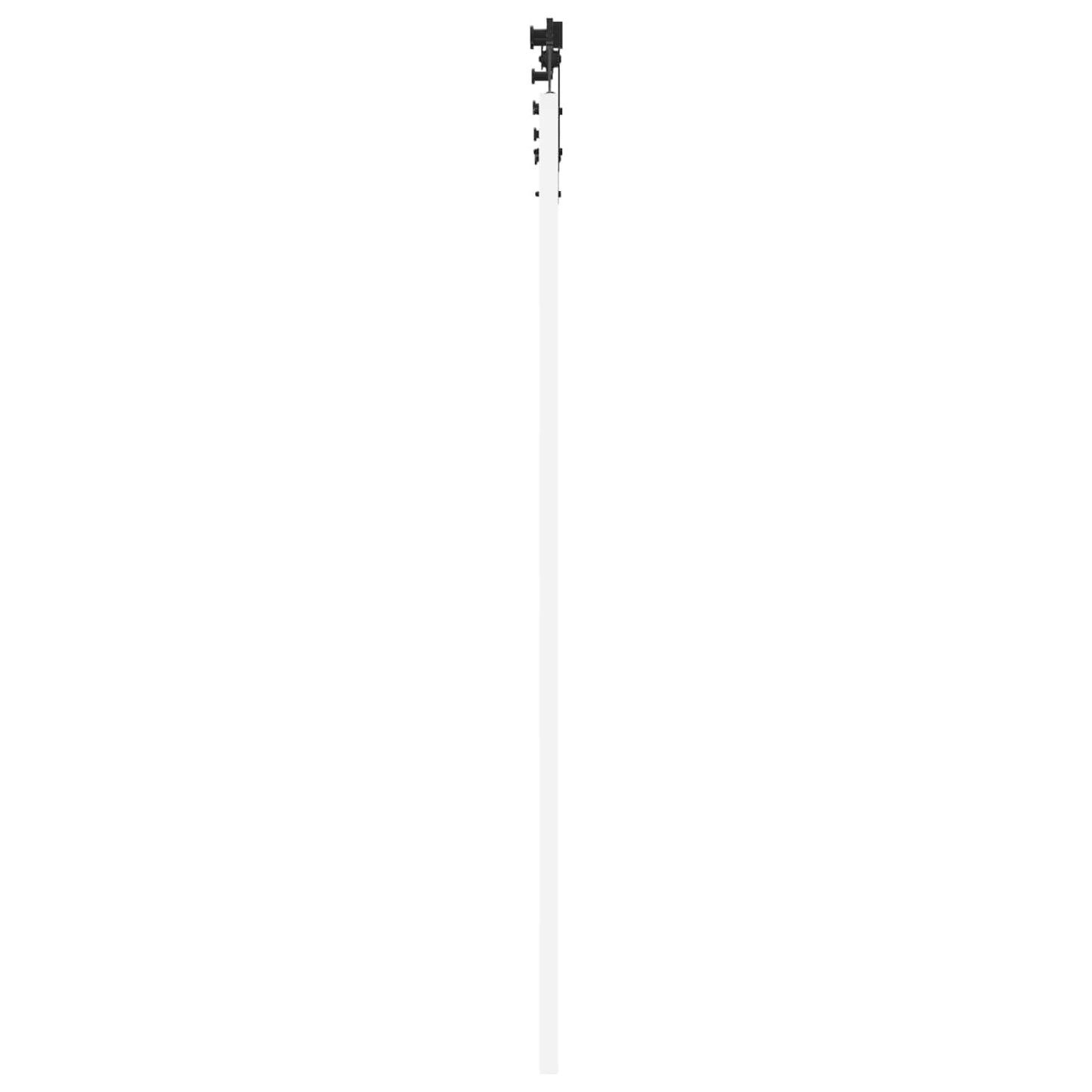 Csúszó ajtó ORKDAL Fehér 83 x 202 cm Tömör fenyőfa és üveg