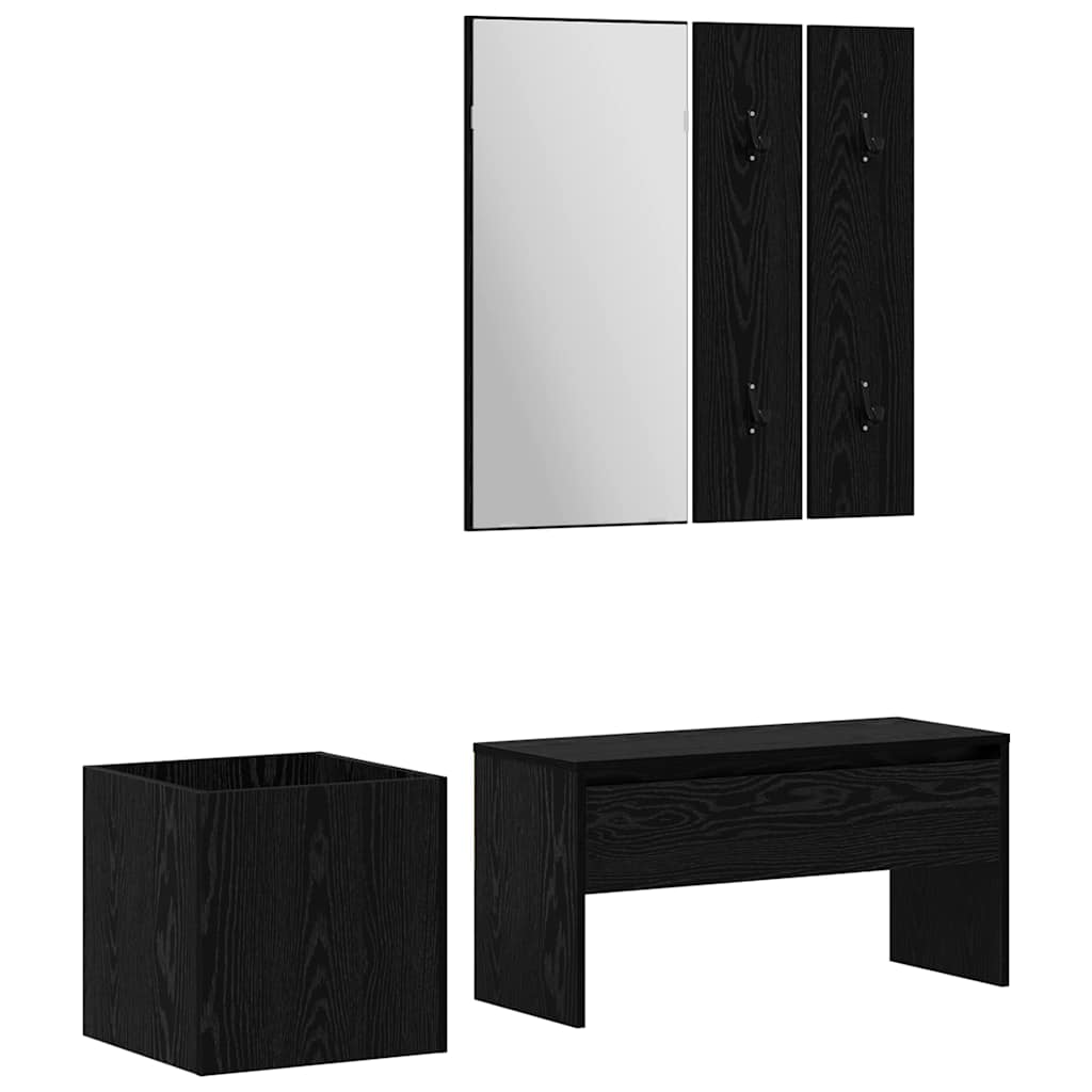 Előszoba bútorkészlet 5 pcs 80 x 30,5 x 40 cm Szerelt Fa