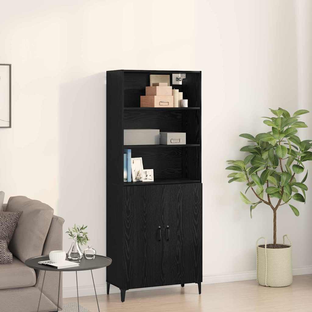 Magasfiú Fekete tölgy 69,5 x 32,5 x 180 cm Szerelt Fa