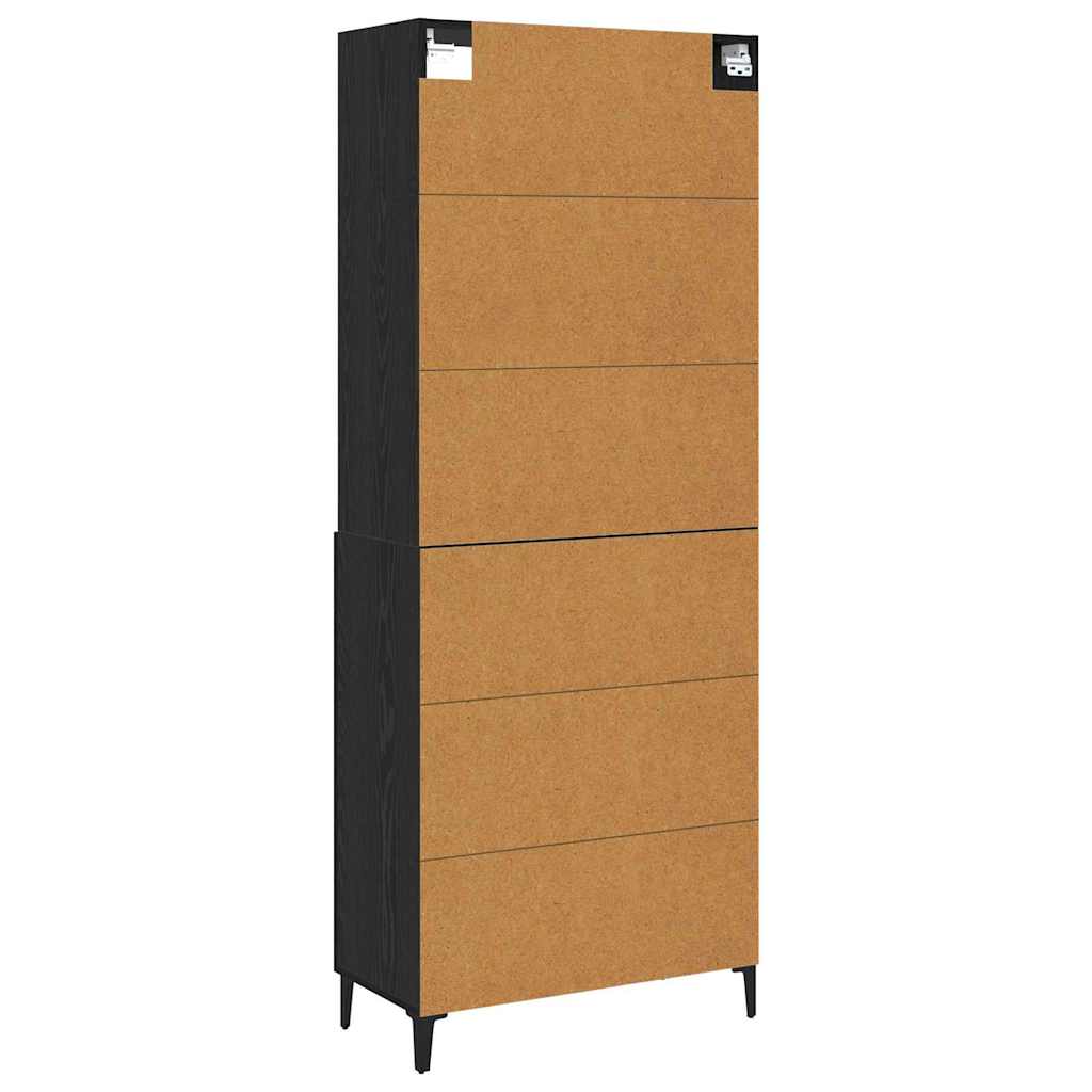 Magasfiú Fekete tölgy 69,5 x 32,5 x 180 cm Szerelt Fa