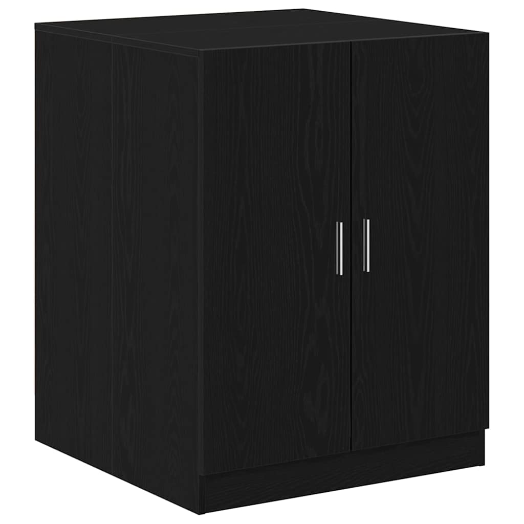 Mosógép Szekrény 2 pcs Fekete tölgy 70,5 x 71,5 x 181,5 cm