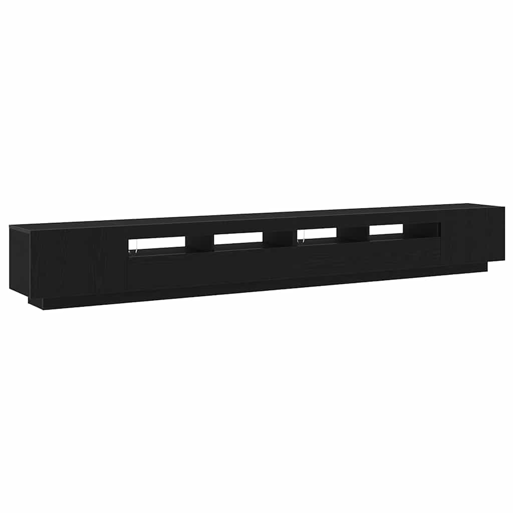 TV szekrény garnitúra 3 pcs Fekete 300 x 35 x 40 cm Faanyag