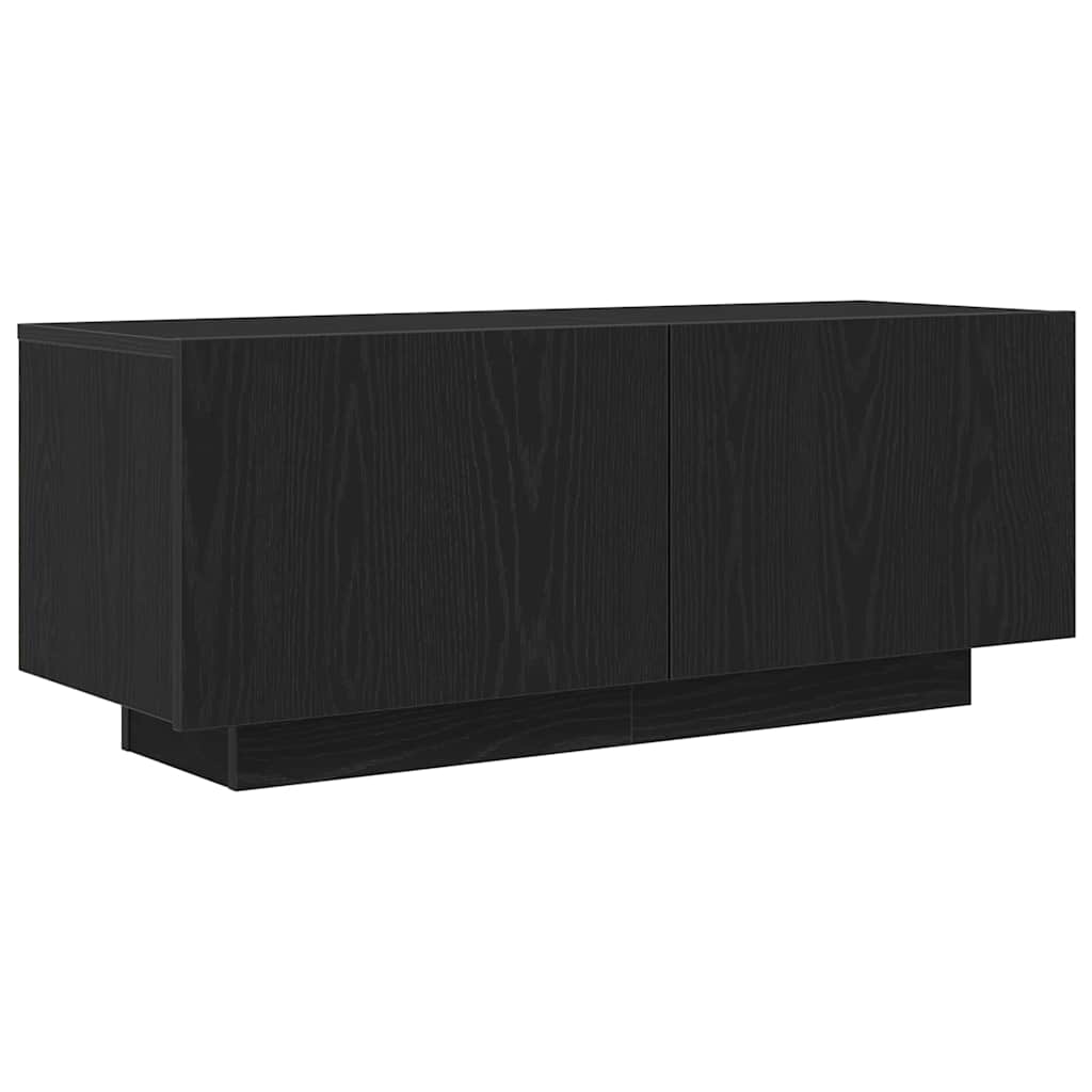TV szekrény garnitúra 3 pcs Fekete 300 x 35 x 40 cm Faanyag