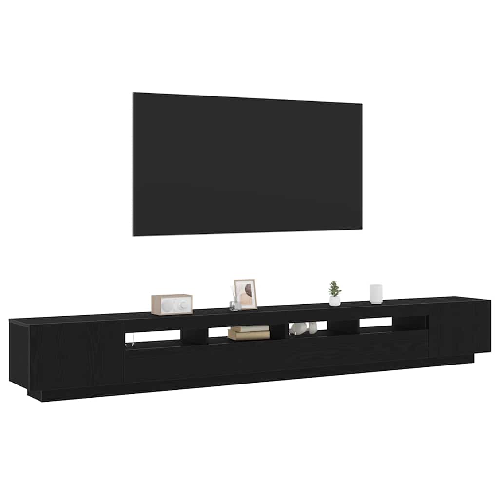 TV szekrény garnitúra 3 pcs Fekete 300 x 35 x 40 cm Faanyag