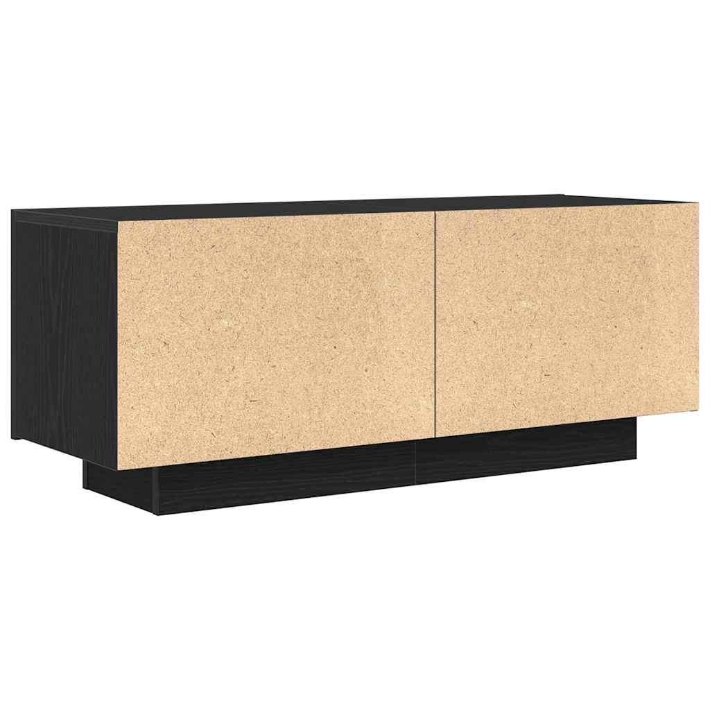 TV szekrény Fekete tölgy 100 x 35 x 40 cm Faanyag