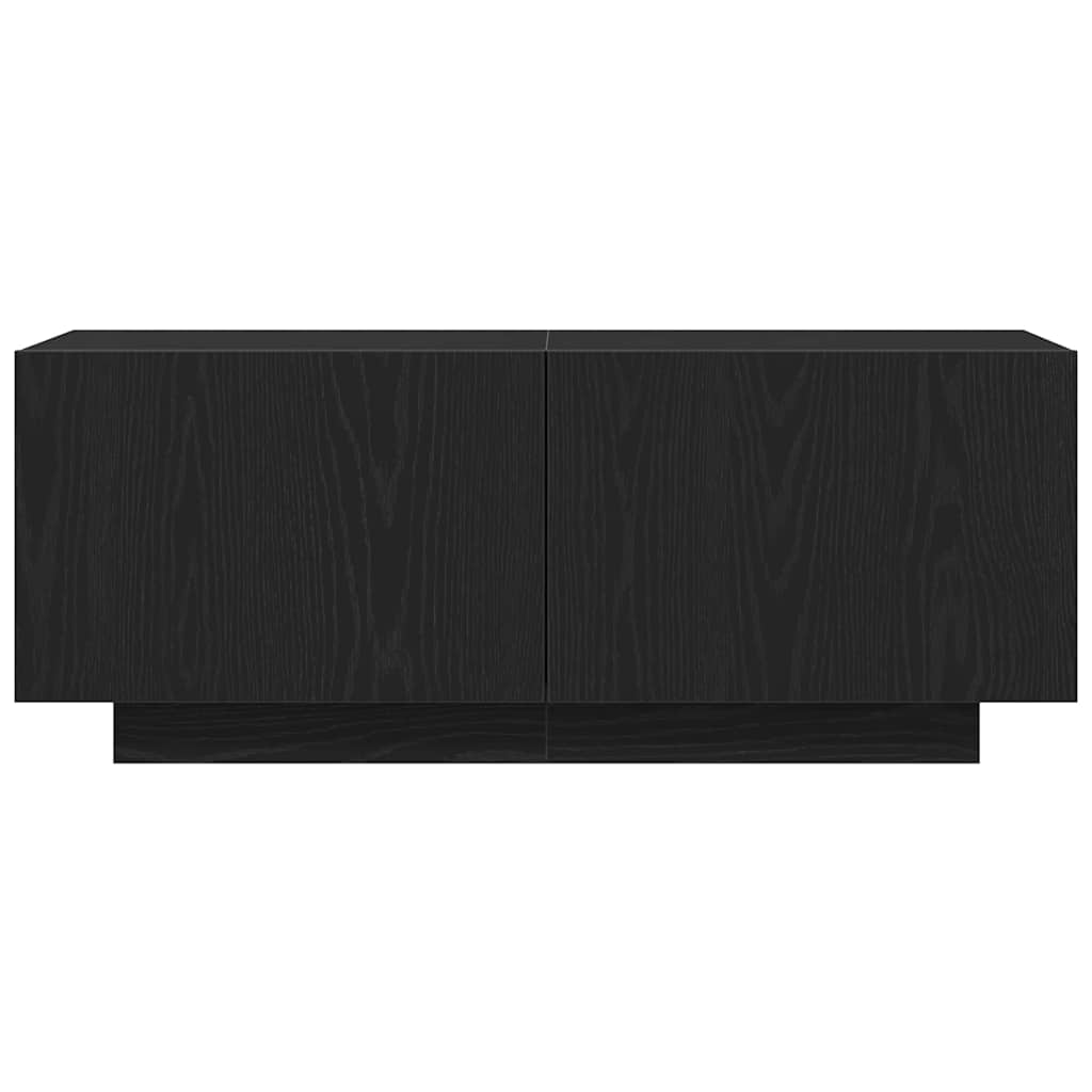 TV szekrény Fekete tölgy 100 x 35 x 40 cm Faanyag