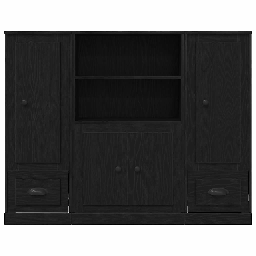 Magasfiók Fekete tölgy 132 x 35,5 x 103,5 cm Szerelt Fa