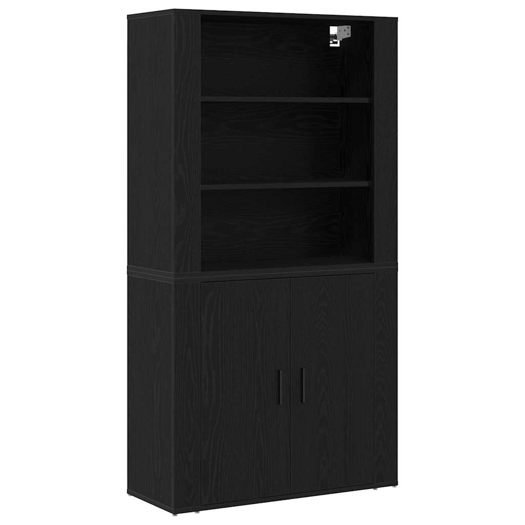 Magasfiú Fekete tölgy 80 x 33 x 150 cm Szerelt Fa