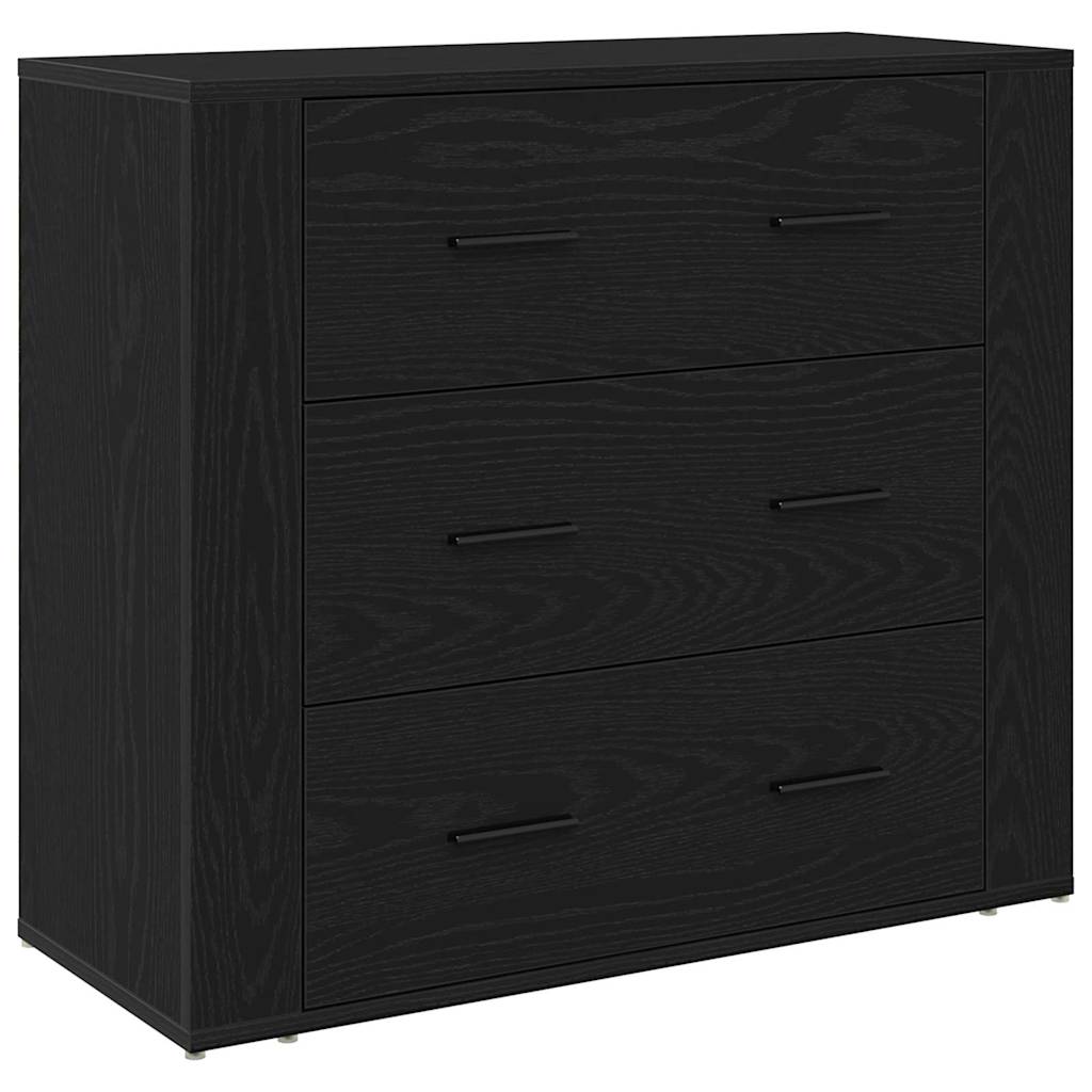 Magasfiú Fekete tölgy 80 x 33 x 150 cm Szerelt Fa