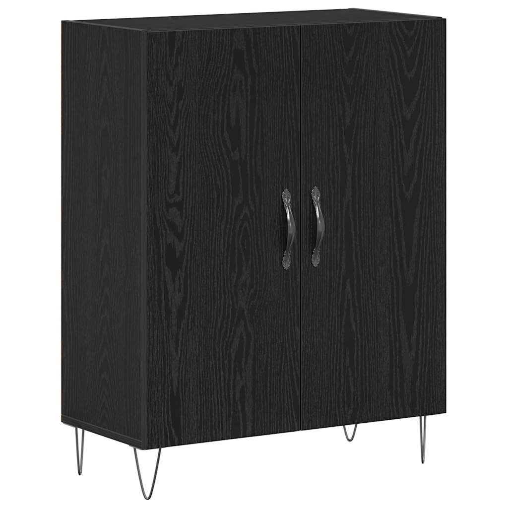 Magasfiú 2 db Fekete tölgy 69,5 x 34 x 180 cm