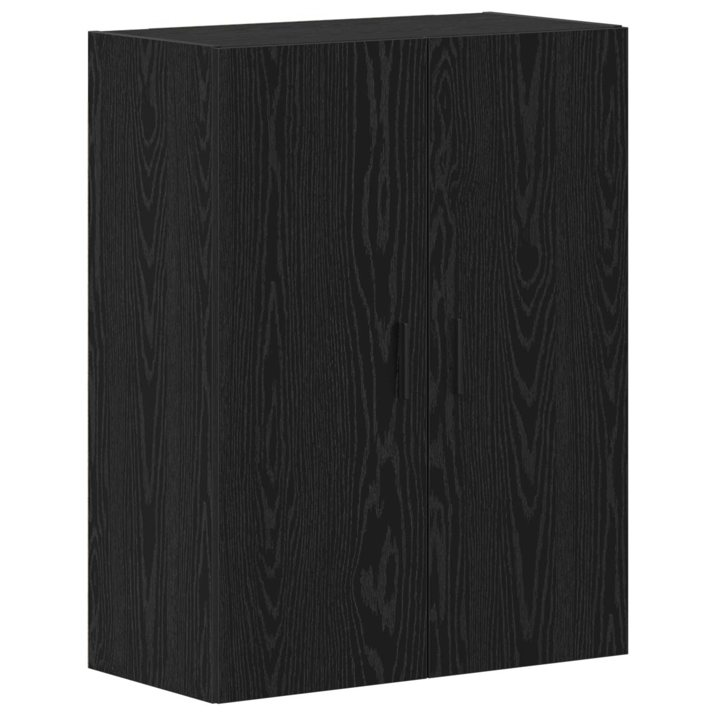Fali szekrény 2 db Fekete tölgy 69,5 x 34 x 90 cm Szerelt Fa