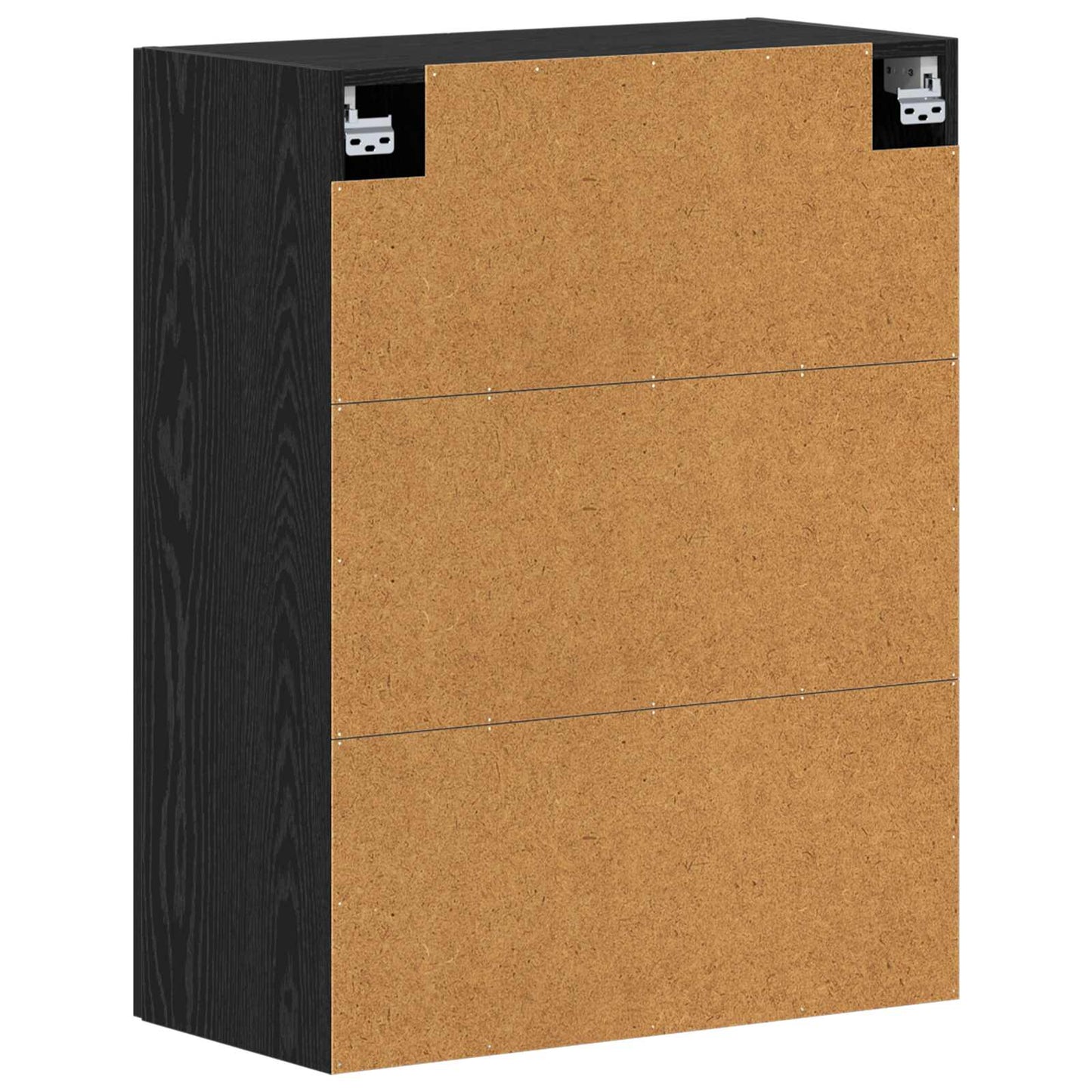 Fali szekrény 2 db Fekete tölgy 69,5 x 34 x 90 cm Szerelt Fa
