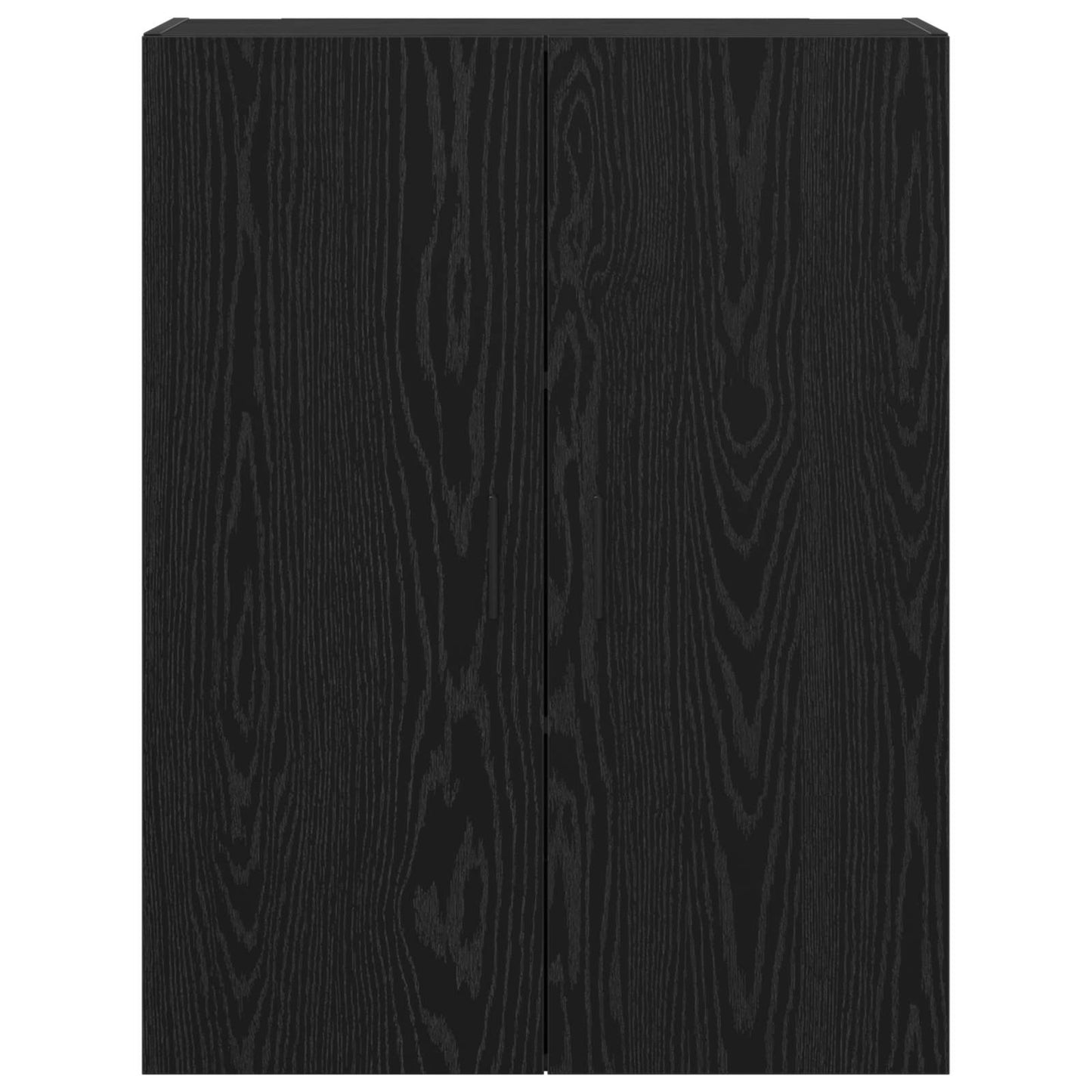 Fali szekrény 2 db Fekete tölgy 69,5 x 34 x 90 cm Szerelt Fa