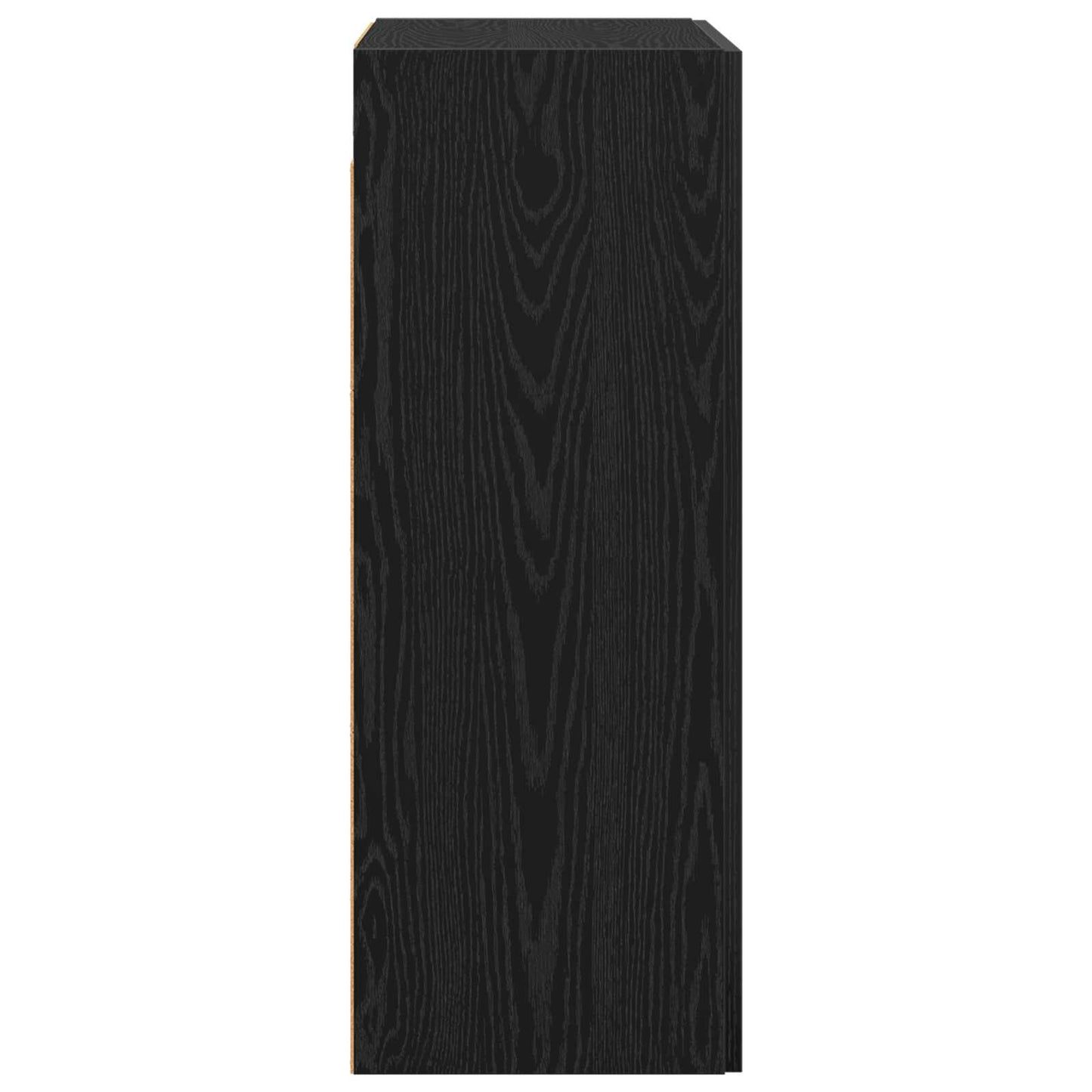 Fali szekrény 2 db Fekete tölgy 69,5 x 34 x 90 cm Szerelt Fa