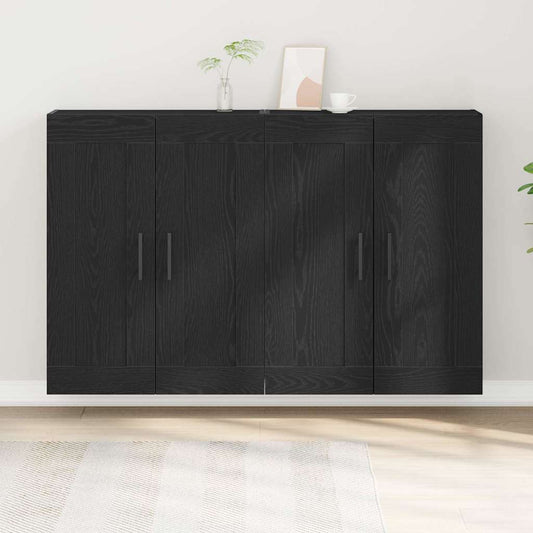 Fali szekrény 2 pcs Öreg fa 69,5 x 34 x 90 cm Faanyag