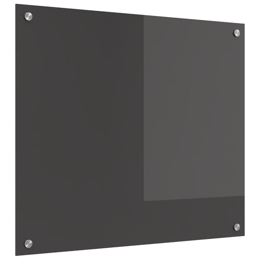 Konyhai hátfal Sötétszürke 70 x 60 cm edzett üveg