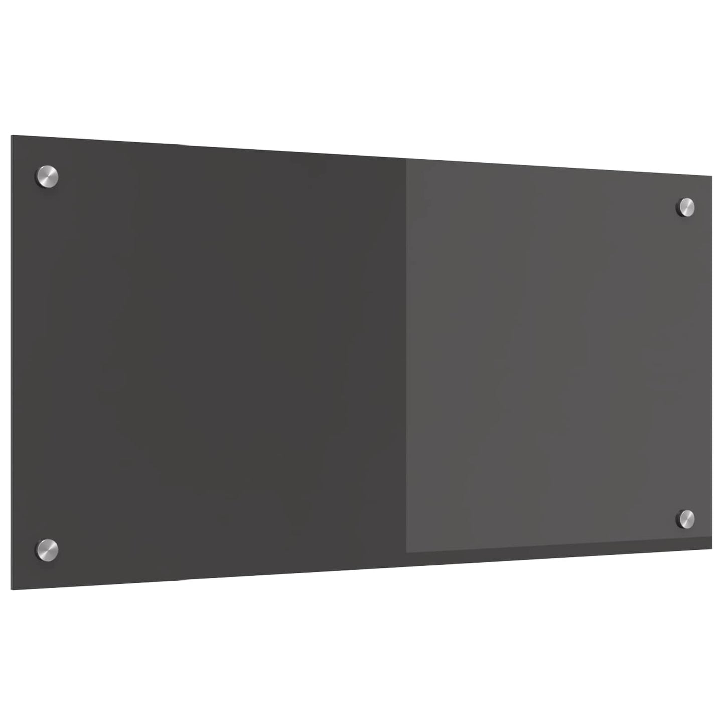 Konyhai hátfal Sötétszürke 80 x 40 cm edzett üveg