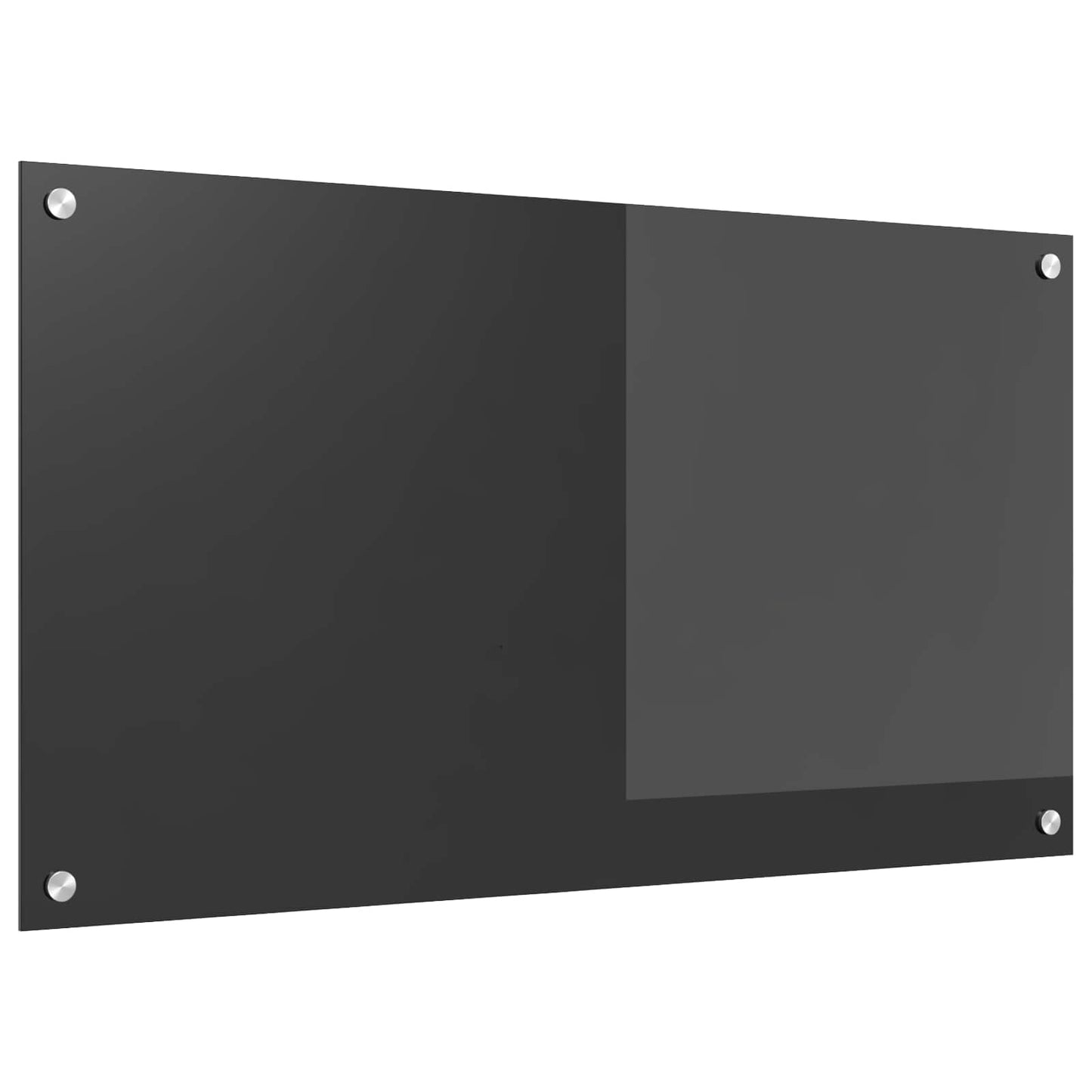 Konyhai hátfal Sötétszürke 90 x 50 cm edzett üveg