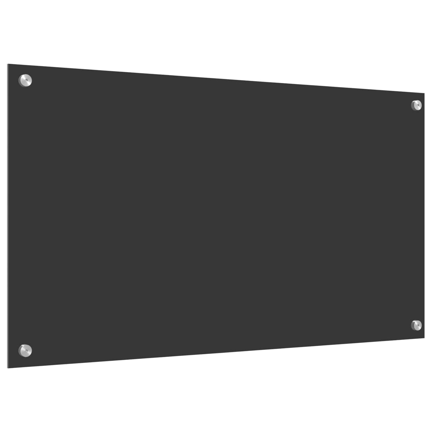 Konyhai hátfal Sötétszürke 90 x 50 cm edzett üveg