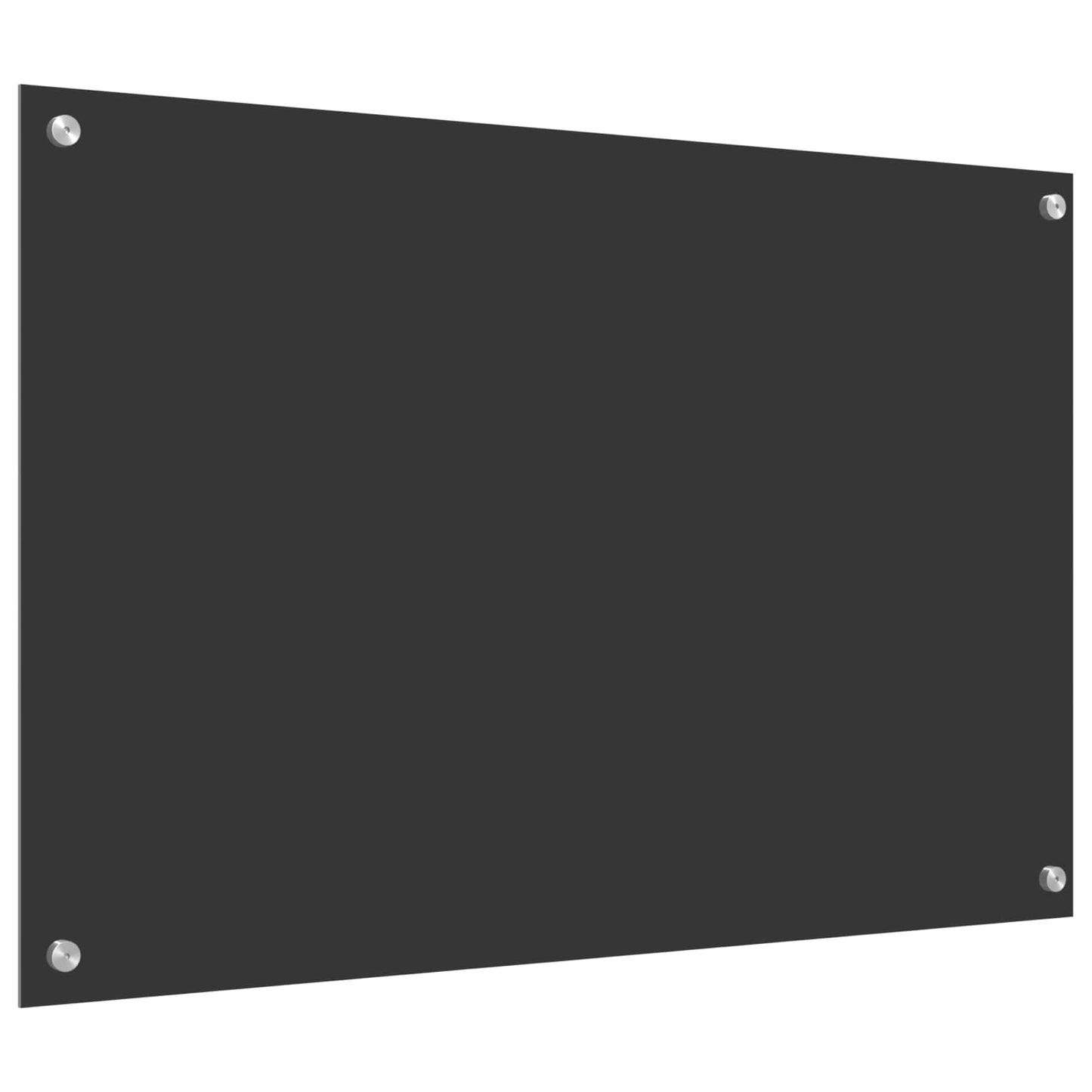 Konyhai hátfal Sötétszürke 90 x 60 cm edzett üveg