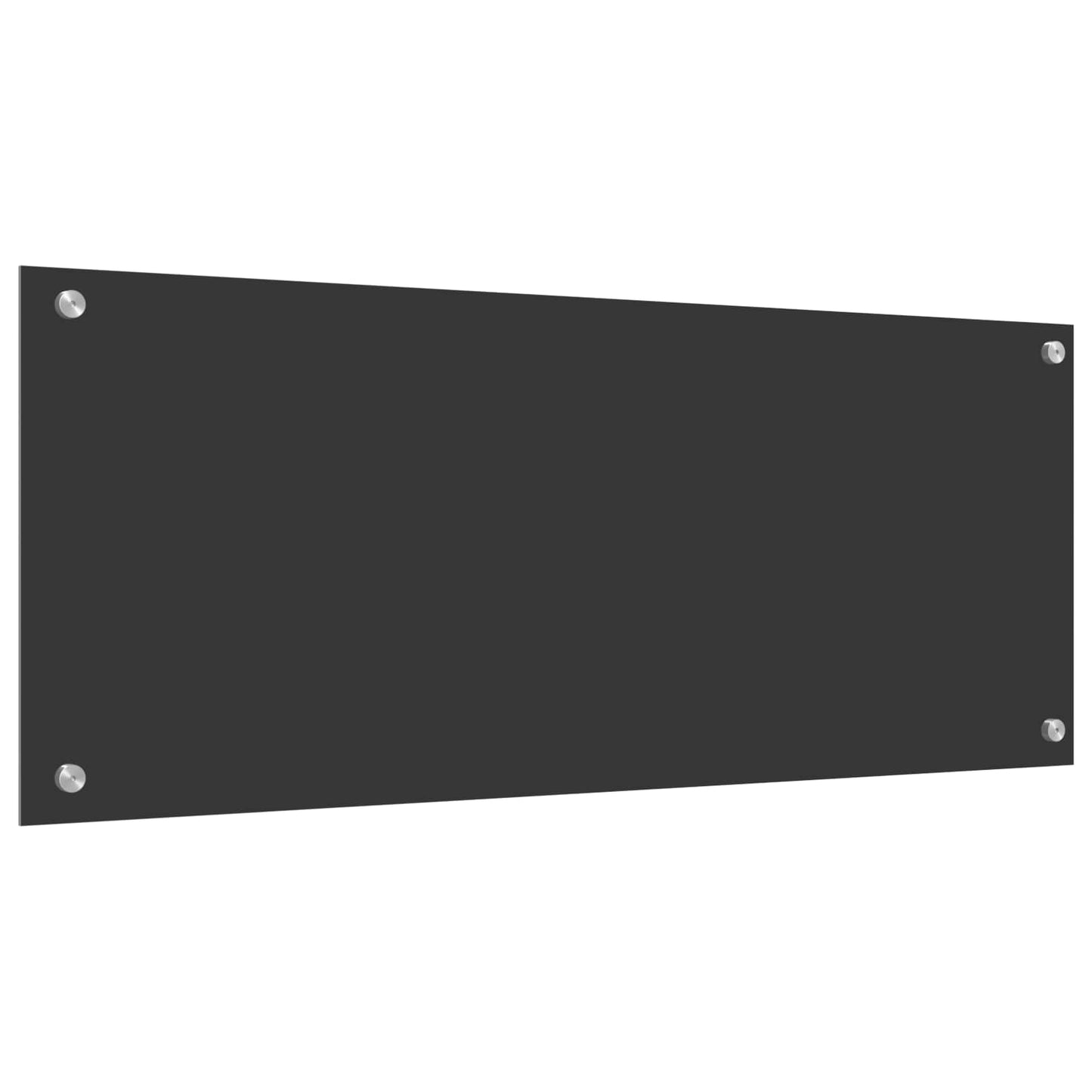Konyhai hátfal Sötétszürke 100 x 40 cm edzett üveg