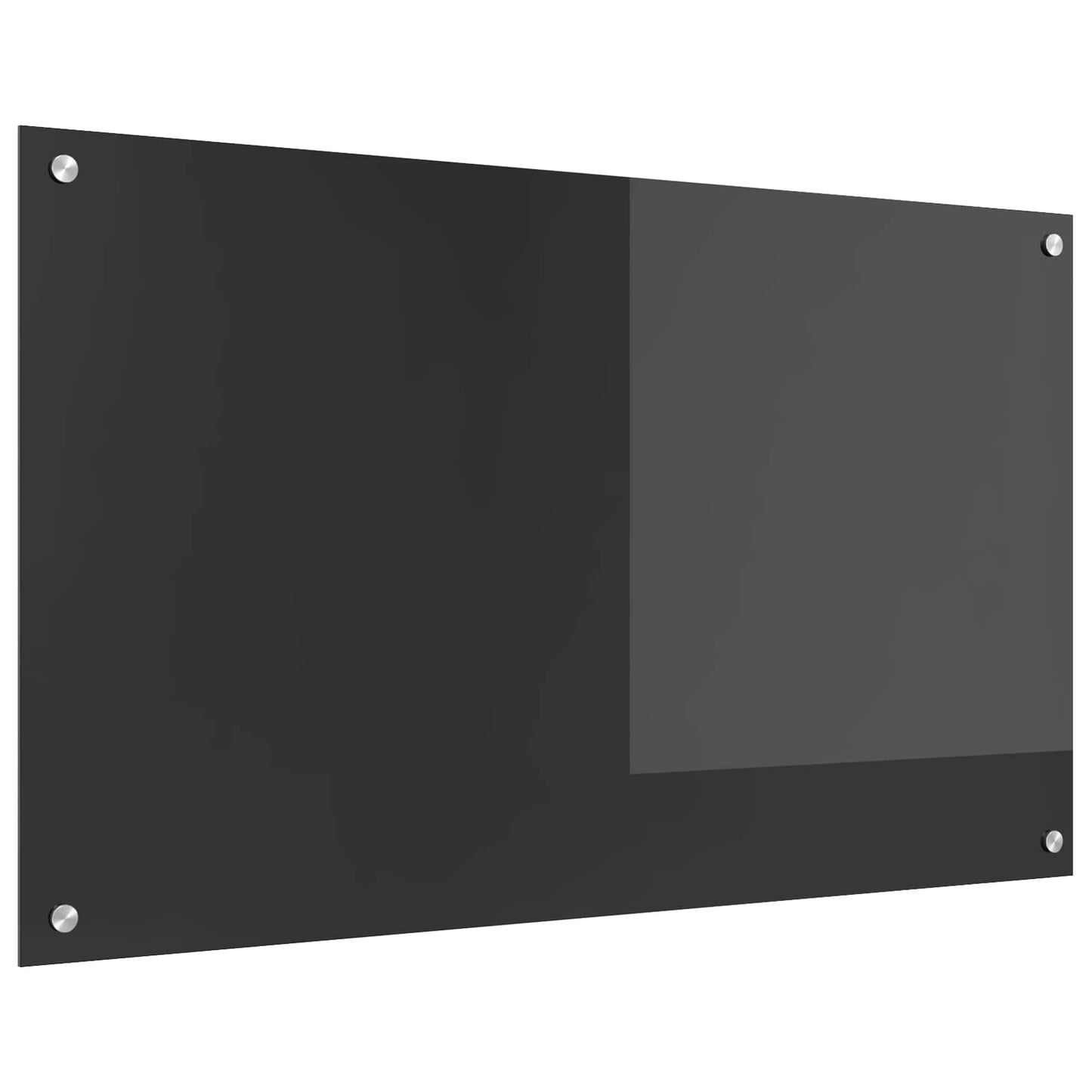 Konyhai hátfal Sötétszürke 100 x 60 cm edzett üveg
