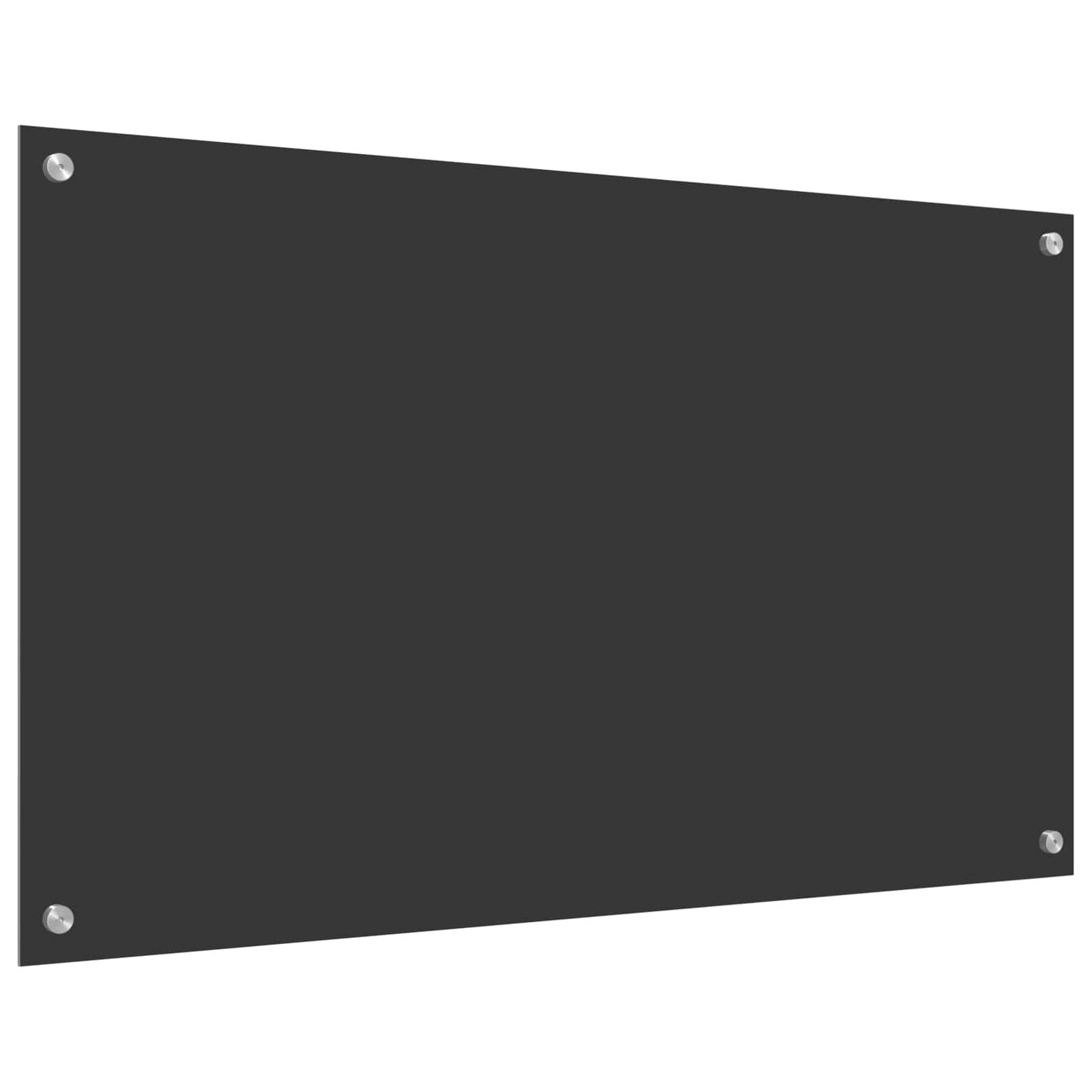 Konyhai hátfal Sötétszürke 100 x 60 cm edzett üveg