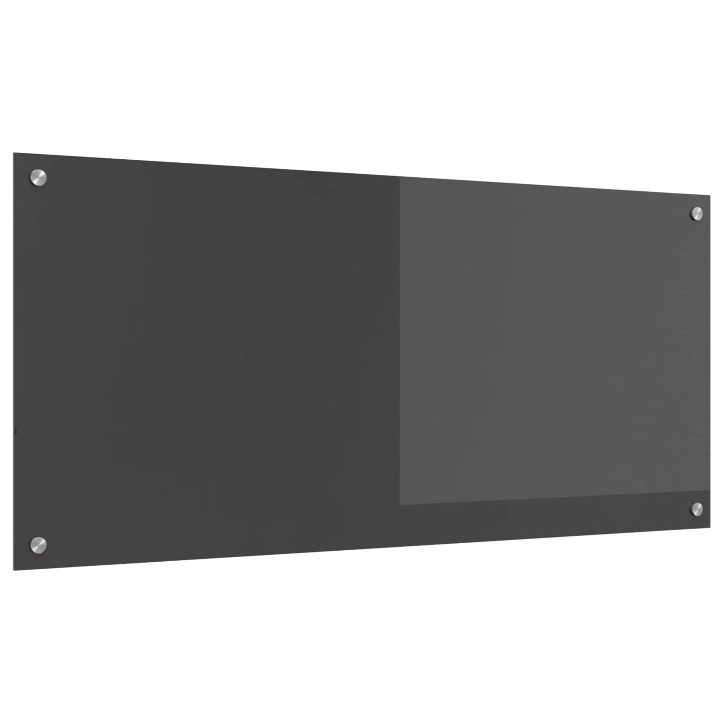 Konyhai hátfal Sötétszürke 110 x 50 cm edzett üveg