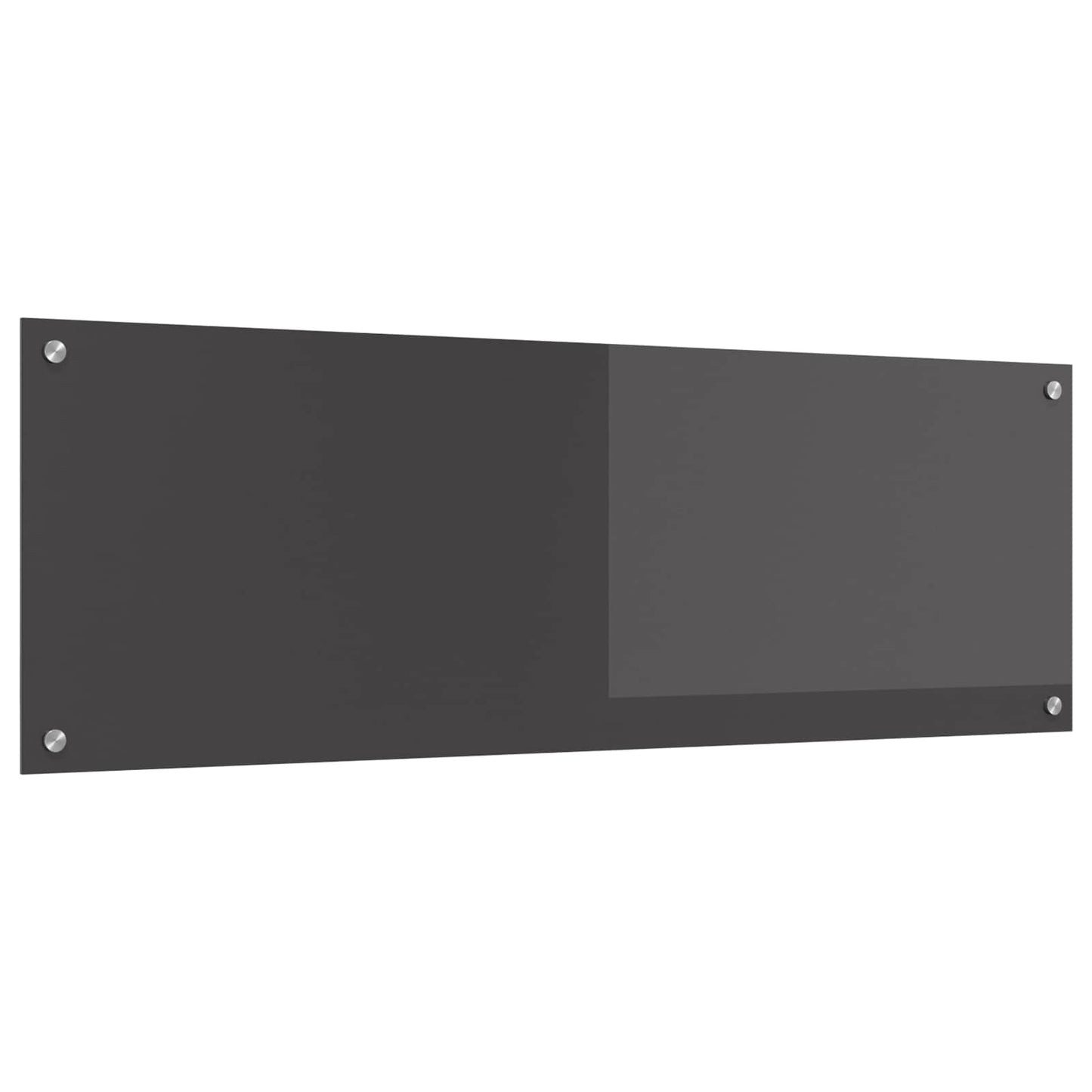 Konyhai hátfal Sötétszürke 120 x 40 cm edzett üveg